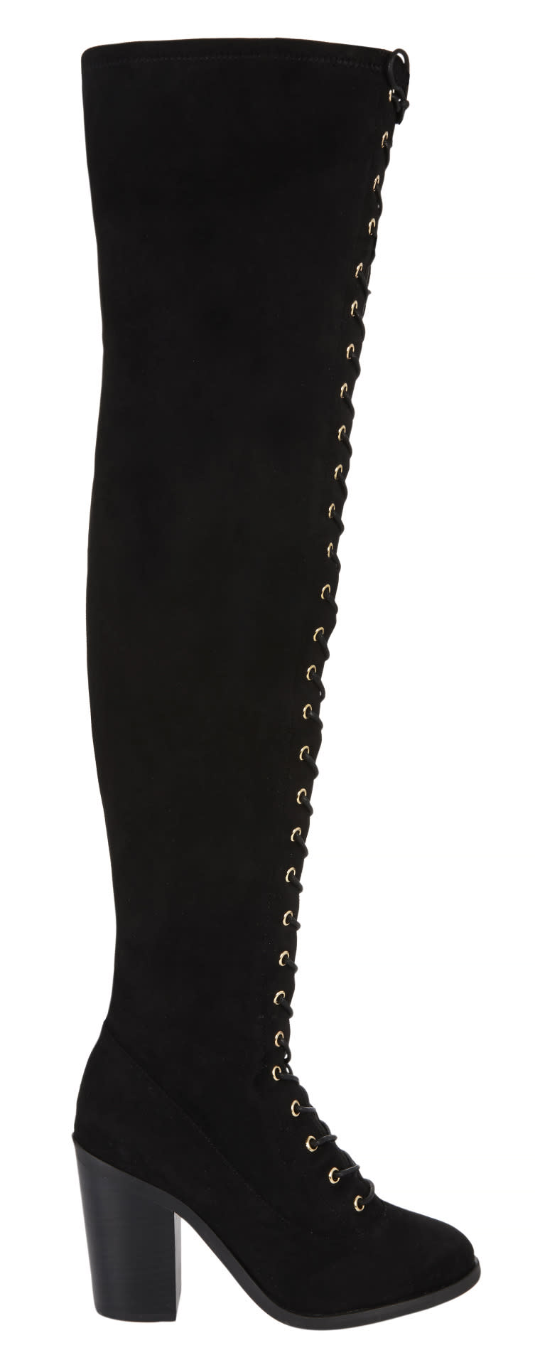 Lace Up Knee Boot