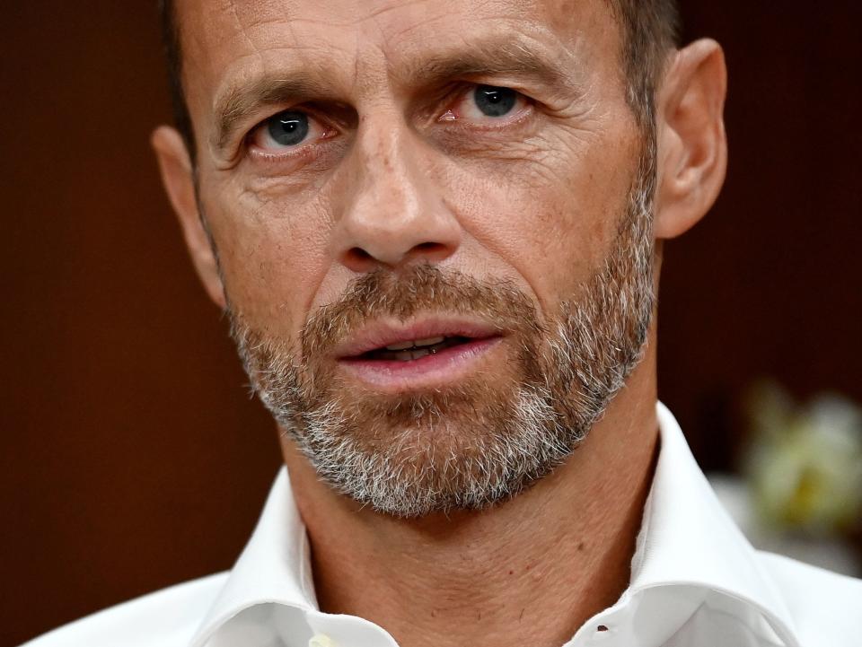 Uefa president Aleksander Ceferin (AFP via Getty Images)