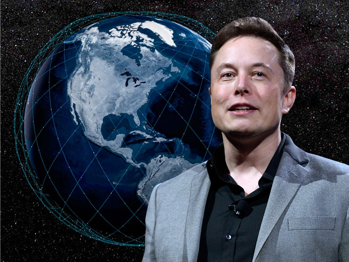 elon musk spacex starlink global satellite internet network earth globe orbits getty business insider 4x3