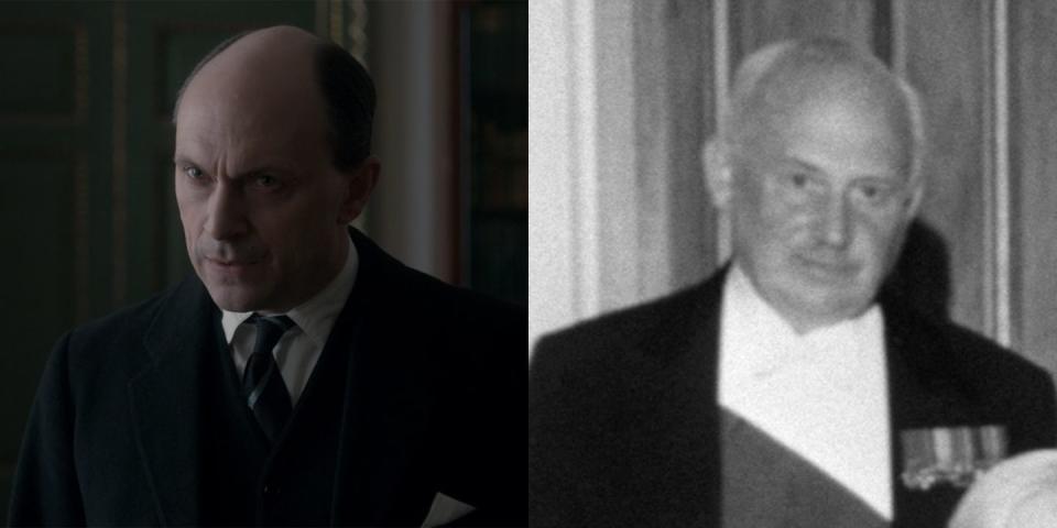 <p>Michael Adeane (portrayed by Will Keen) began his tenure at Buckingham Palace in 1945 when he served as the assistant private secretary to Elizabeth’s father, King George VI. Not long after the king’s death, Adeane was promoted to private secretary under the new monarch, Queen Elizabeth. He would hold the same position for the next 20 years. In 1979, Adeane’s son followed his father’s footsteps and began a six-year run as Prince Charles’s private secretary.</p>