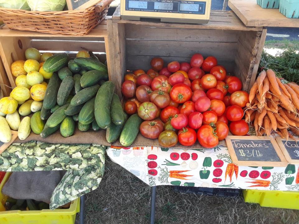 Visit a local farmers market near you for healthy food options.