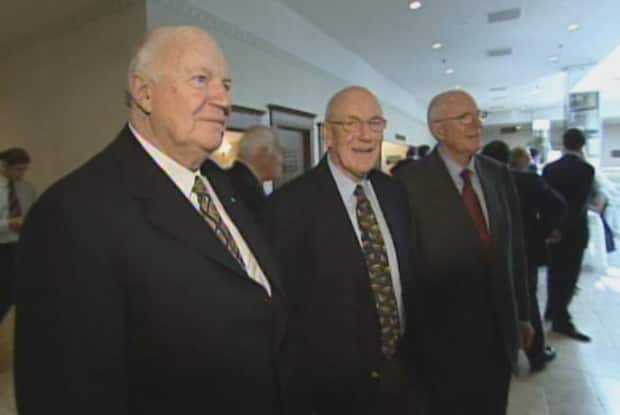 Brothers J.K., Arthur and Jack Irving in a photo taken in 2007. The three sons of K.C. Irving had begun the negotiating to carve up the conglomerate that year to get ahead of new federal legislation that would tax income from offshore trusts. 