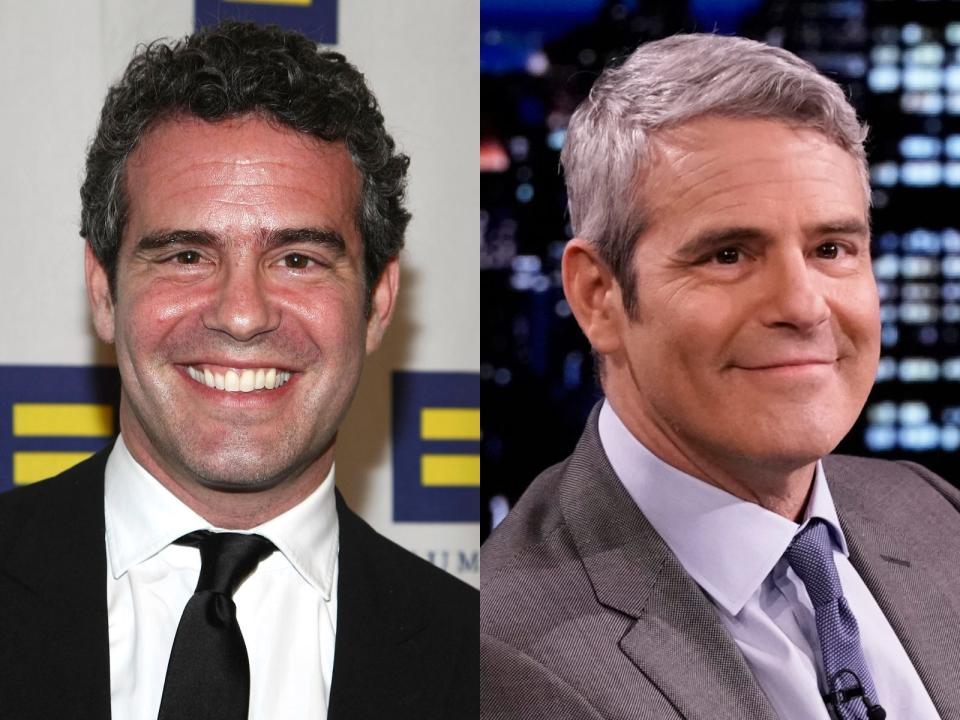 andy cohen gray hair