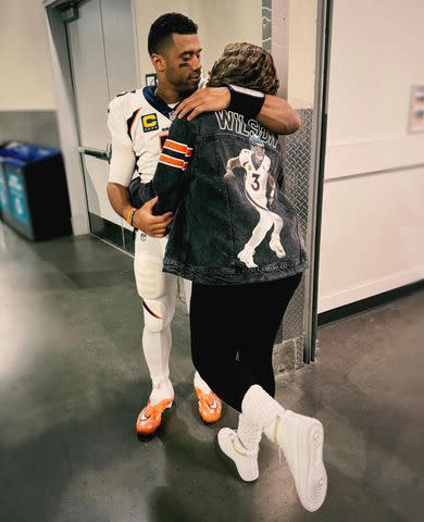 <p>Ciara Instagram</p> Ciara and Wilson at the game together