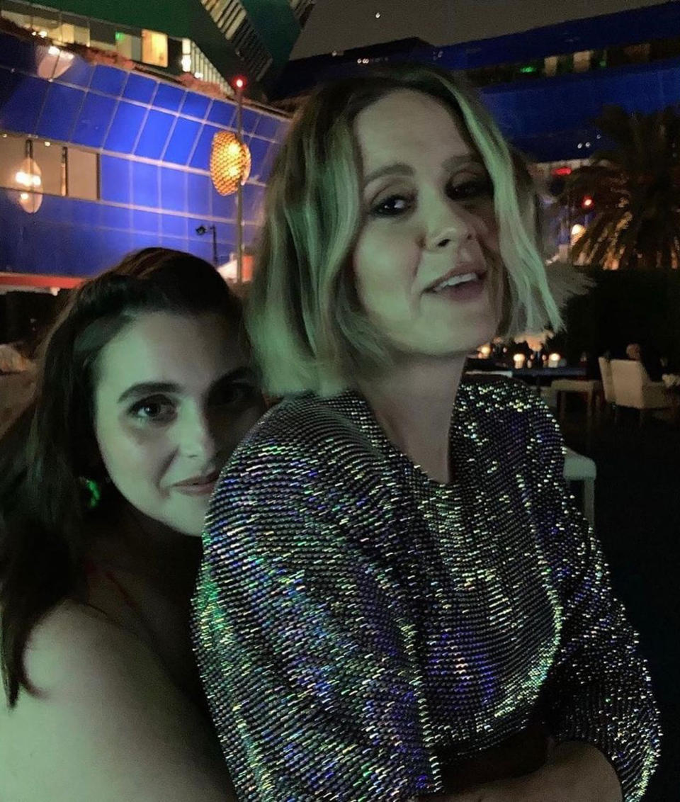 <p>Beanie Feldstein and Sarah Paulson both shared this snuggly snap of themselves on their respective Instagrams, taken by costar Elizabeth Reaser. <em>Premiered Sept. 7 on FX.</em></p>