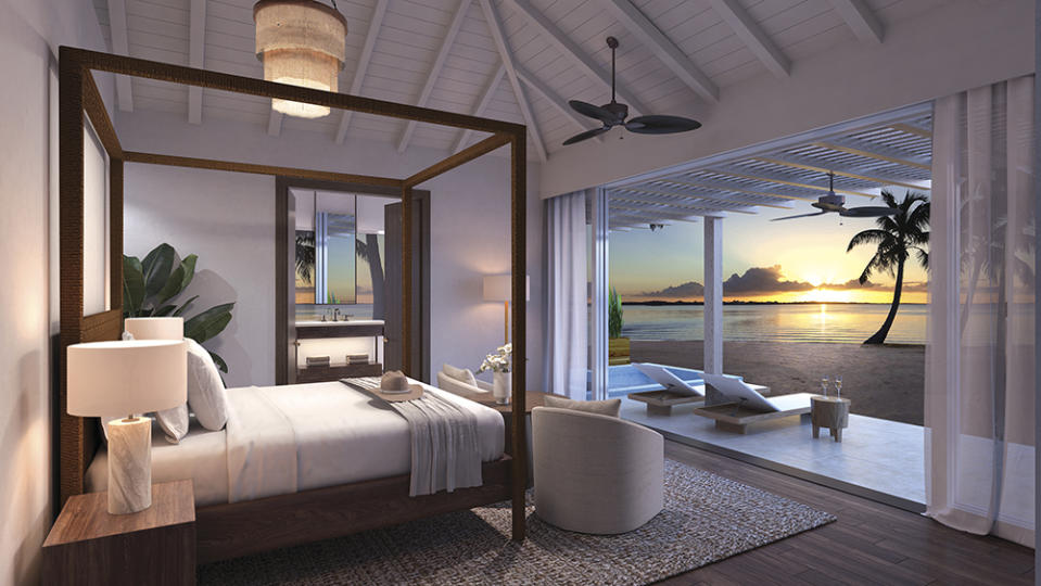 The indoor-outdoor view from one of the bedrooms - Credit: Montage Hotels & Resorts