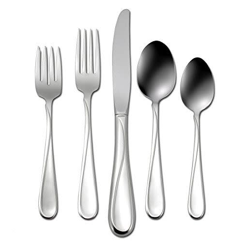 21) Oneida Flight 45-Piece Stainless-Steel Flatware Set