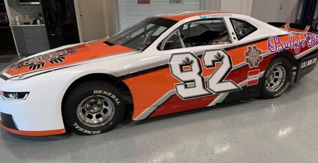 Dexter Stacey's car will be sporting the new color and logo at this weekend's series opener. (Jason Hathaway - image credit)