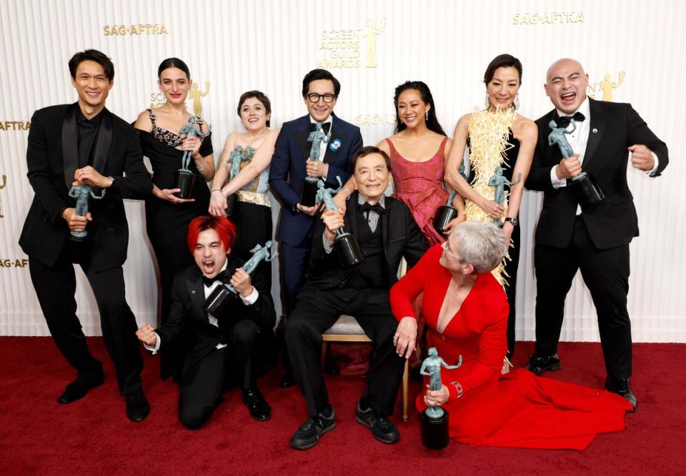 ‘Everything Everywhere All At Once’ dominated at the SAG Awards (Getty Images)