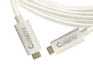 Cosemi’s new line of 5m USB-C active cables provide 60W power delivery and 3A fast charging of devices. Available in active copper and active optical, these cables are designed for portable peripheral devices that use a USB type-C connector.