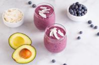 <p>Just four ingredients combine for a refreshing, just-sweet-enough smoothie that's a real treat. Blueberries add the sweet, fruity flavor and avocado adds a creamy, smooth texture to this healthy smoothie.</p>