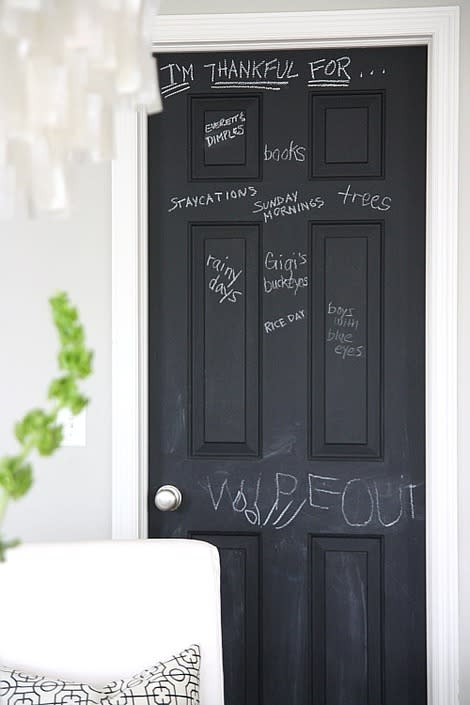 Chalkboard Door