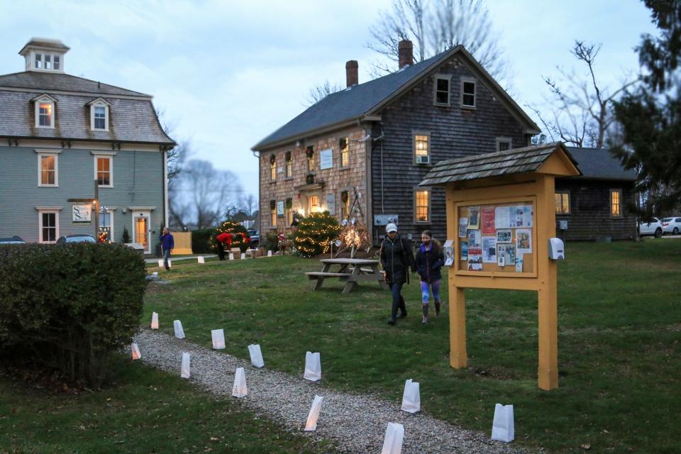 The historic Tiverton Four Corners will be all aglow on Dec. 3 for an evening of shopping and family fun at Holiday Bright Night.