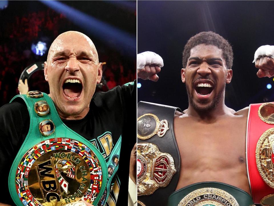 Tyson Fury could take on Anthony Joshua in December: Getty