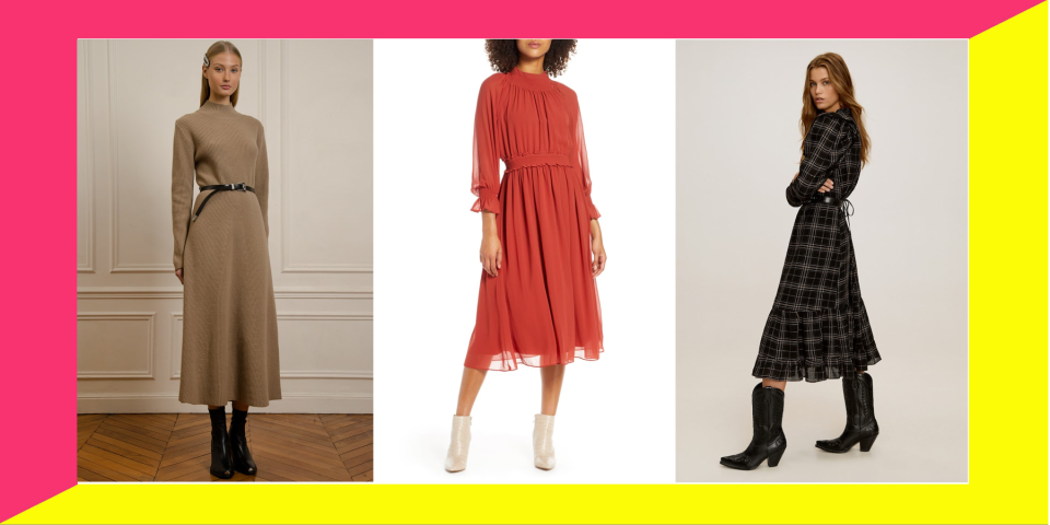 The best midi dresses for fall 2019.&nbsp; (Photo: HuffPost)