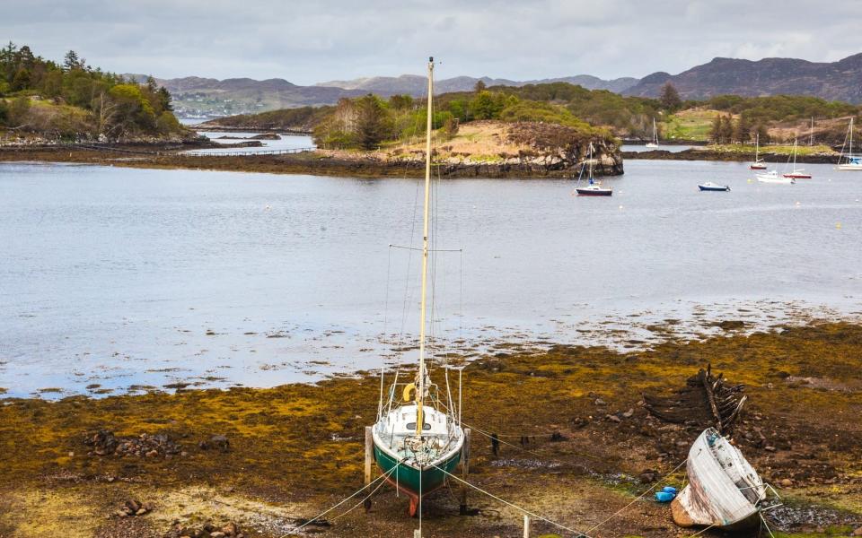 Badachro is a small community that lives right on the water - Getty