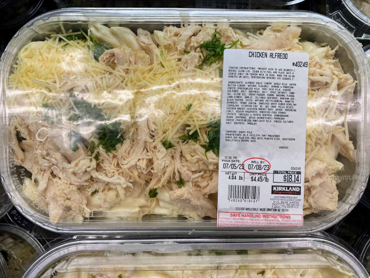 costco kirkland chicken alfredo