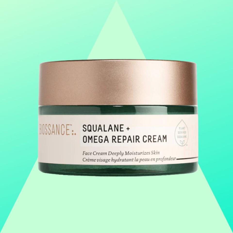 Nourish your skin with Biossance's beautiful active ingredient-infused cream. Ingredients like ceramides, hyaluronic acid and squalane work together to strengthen and hydrate, plump and heal dry skin. You can buy the moisturizer from Sephora for $60. 