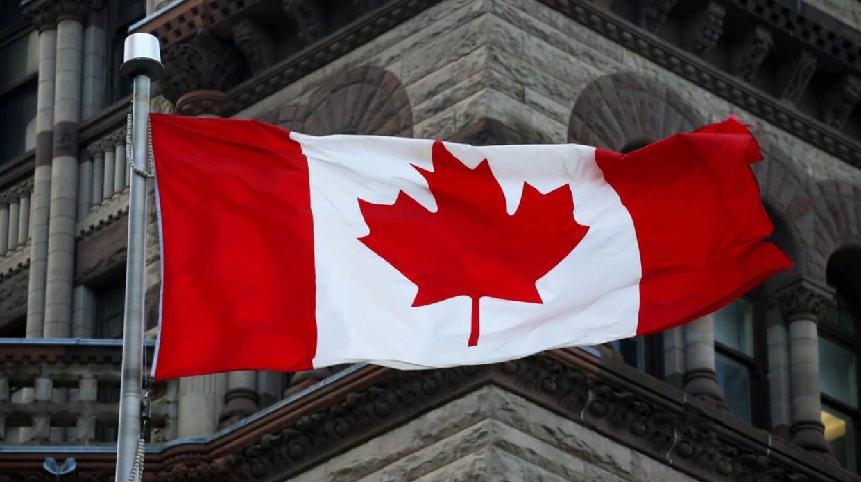 The flag of Canada. Stock photo: Getty Images