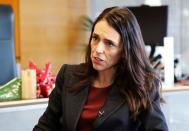 New Zealand's Prime Minister Jacinda Ardern speaks during an interview with Reuters in Wellington