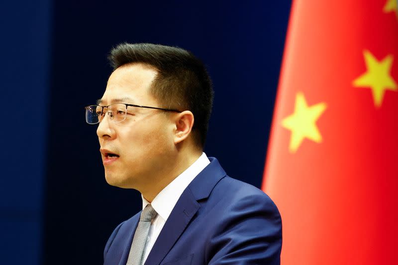 Chinese Foreign Ministry spokesperson Zhao Lijian told reporters that Beijing firmly opposed all forms of official interactions between the United States and Taiwan.