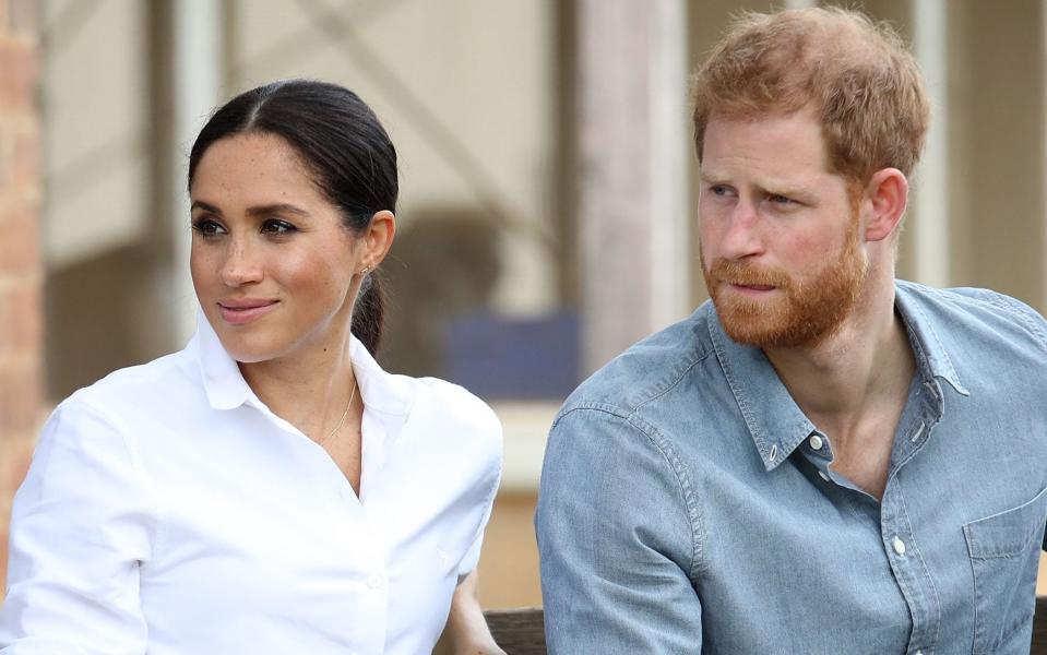 The Sussexes pictured in Australia in October 2018 - Chris Jackson/pool/Getty