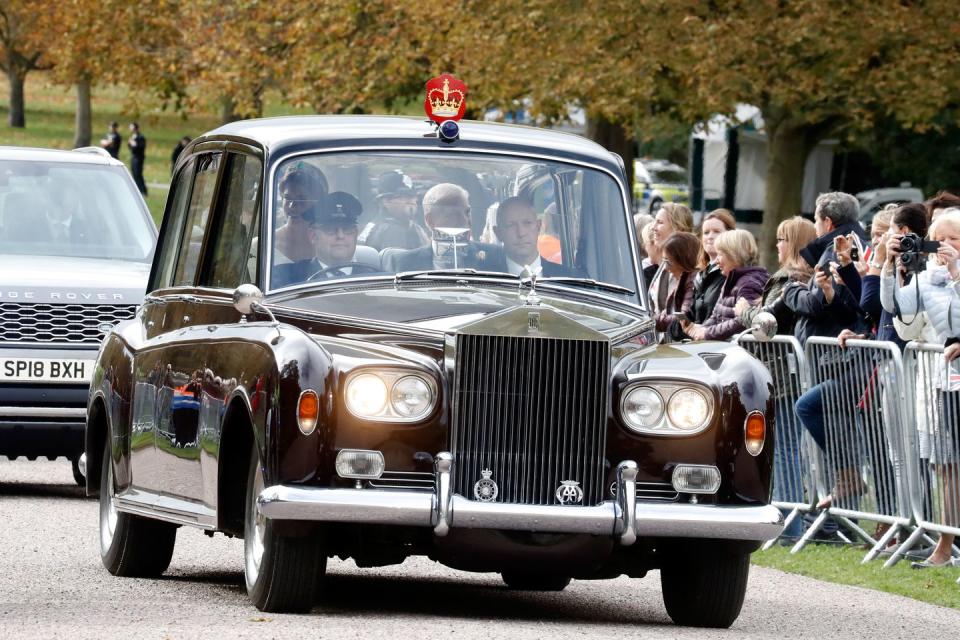 Eugenie rode in the same car that Kate did.