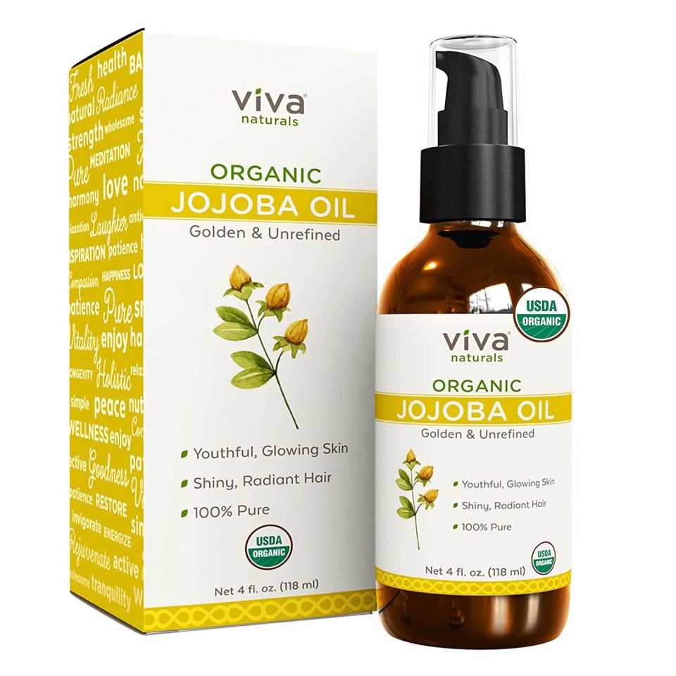 Certified Organic Jojoba Oil Pure &amp; Cold Pressed, Natural Moisturizer