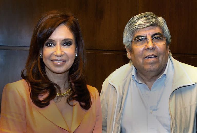 Cristina Fernandez de Kirchner y Hugo Moyano