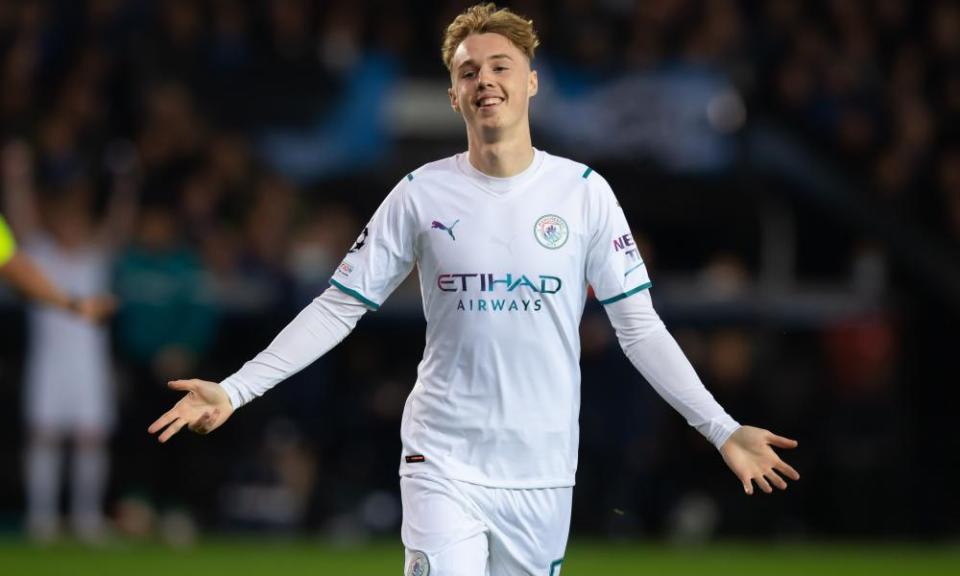 Cole Palmer scored Manchester City’s fourth goal against Brugge and his first in the competition.