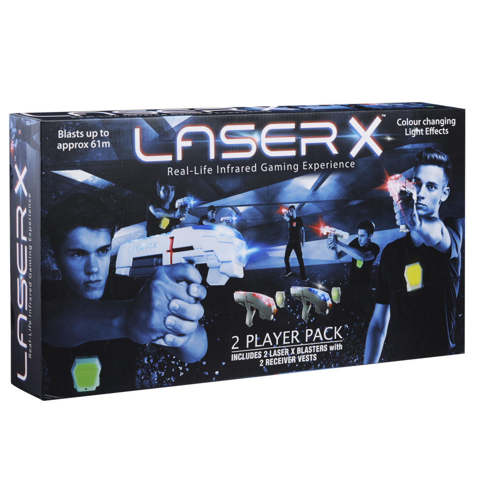 Laser X – 2 Player Pack, Character Options, £49.99