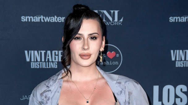 PHOTO: Rose Montoya arrives on the red carpet for Los Angeles Fashion Week Powered by Art Hearts Fashion at The Majestic Downtown, March 18, 2023 in Los Angeles. (Mark Gunter/Getty Images, FILE)