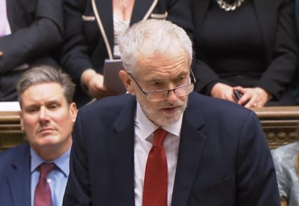 Labour leader Jeremy Corbyn tabled a motion of no confidence in the prime minister on Monday (Picture: PA)