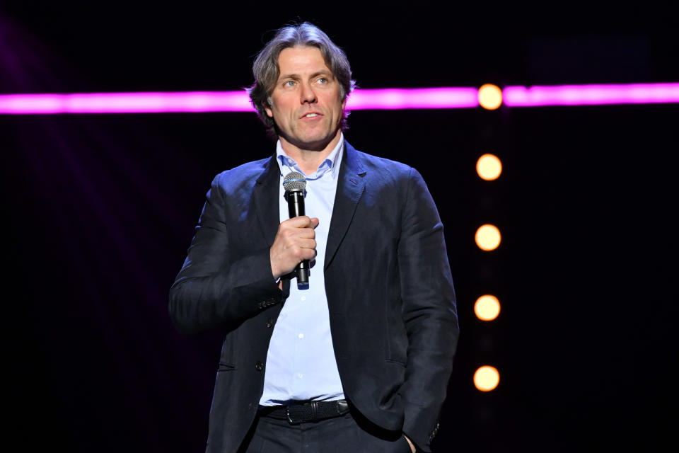 John Bishop performing during the Teenage Cancer Trust comedy night, at the Royal Albert Hall, London. Picture date: Wednesday March 27, 2019. Photo credit should read: Matt Crossick/Empics