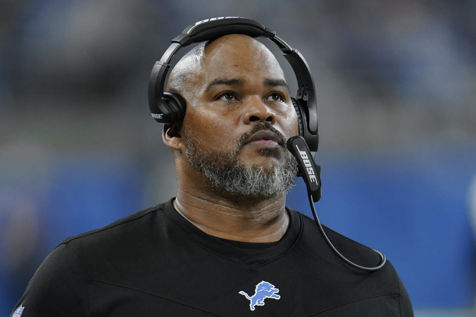 Assistant head coach and running backs coach Duce Staley is one of the Detroit Lions' African American assistants shining on this season of 