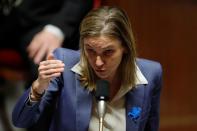 Agnes Pannier-Runacher, French Economy Junior Minister, speaks during the questions to the government session at the National Assembly in Paris