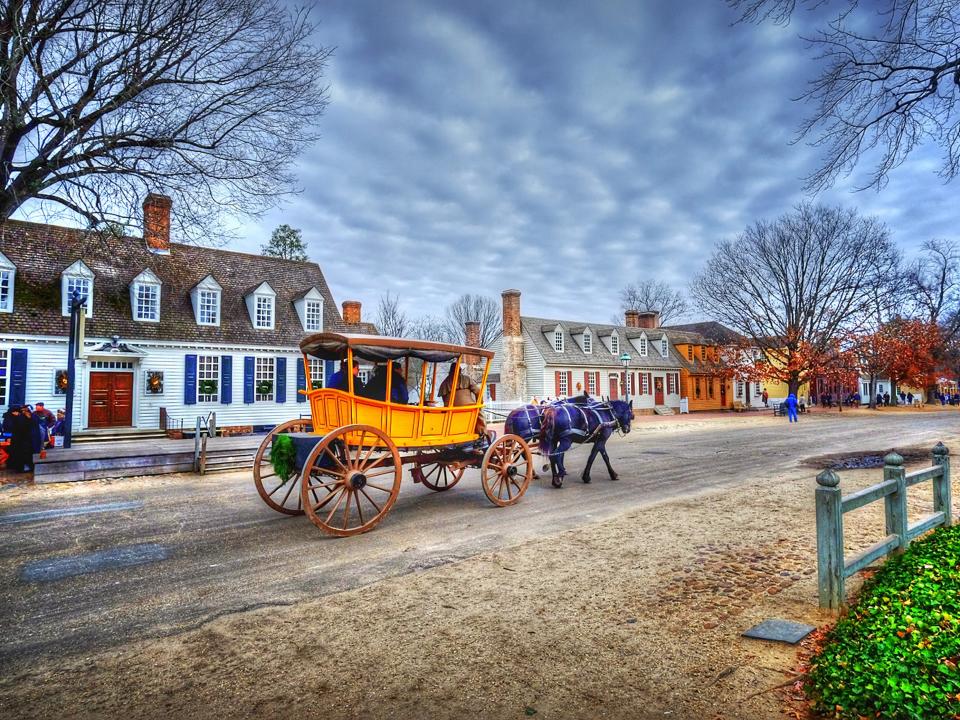 williamsburg christmas carriage ride