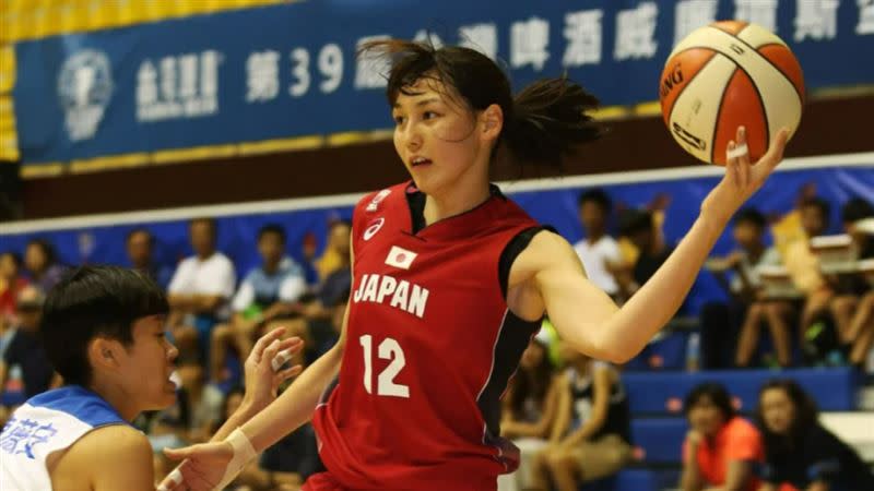 田中真美子2017年曾代表世大運培訓隊來台灣打過瓊斯盃。（資料圖／翻攝自網路）