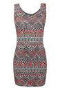 Instead of opting for a maxi why not show off your bronzed pins in a short dress such as this hip bodycon tribal print tunic from Pilot? <br><br> £11.99 <a href="http://www.pilotfashion.com/collections/dresses-day-dresses/products/sleeveless-tribal-print-tunic-dress-multi" rel="nofollow noopener" target="_blank" data-ylk="slk:Pilot;elm:context_link;itc:0;sec:content-canvas" class="link ">Pilot</a>