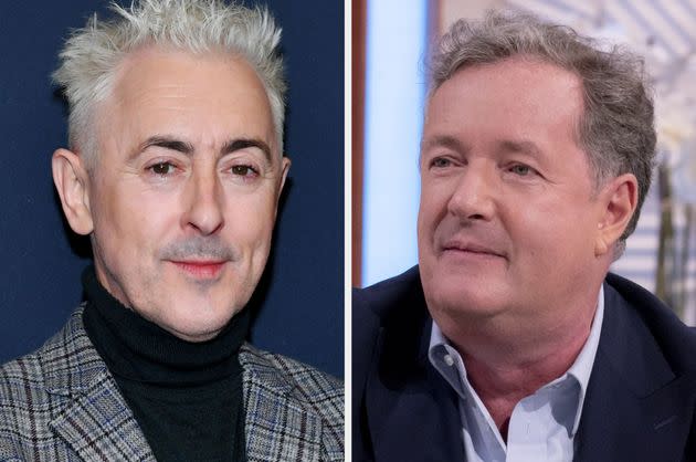 Alan Cumming and Piers Morgan