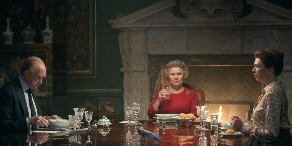 Imelda Staunton as Queen Elizabeth II in The Crown S5. (Netflix)