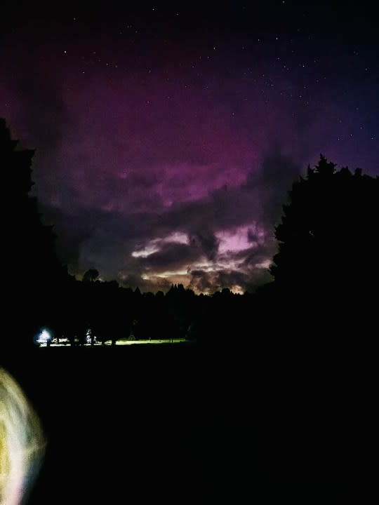 Northern Lights in Spring Grove Va. (Photo: Olivia Dion)