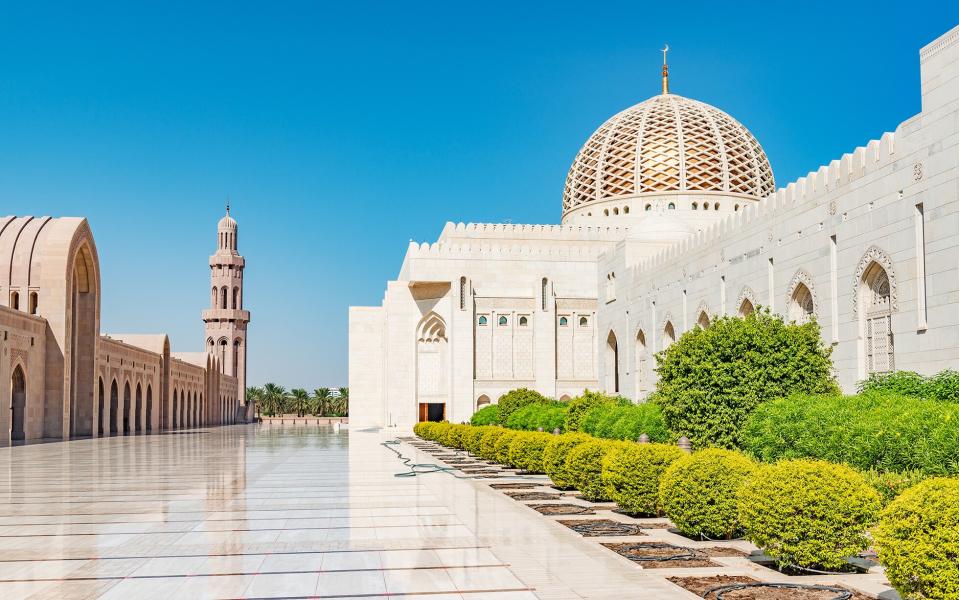 The Sultan Qaboos Grand Mosque in Oman