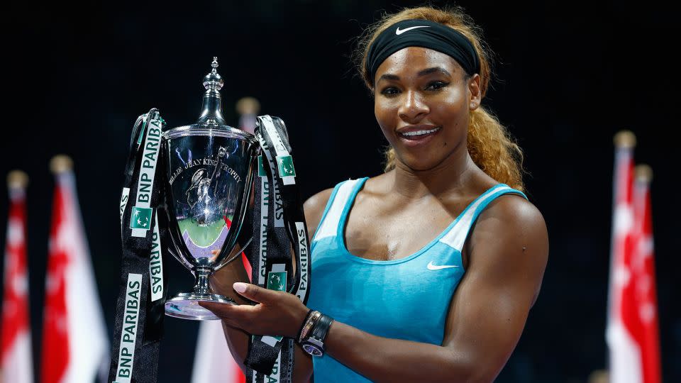 Serena Williams won the trophy five times during her glittering career. - Julian Finney/Getty Images