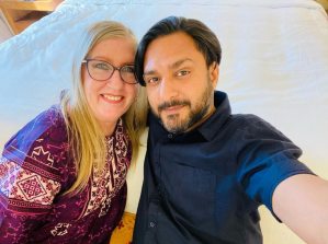 <span class="caption">Sumit Singh and Jenny Slatten.</span> <span class="credit">Courtesy sumitjenny/Instagram</span>