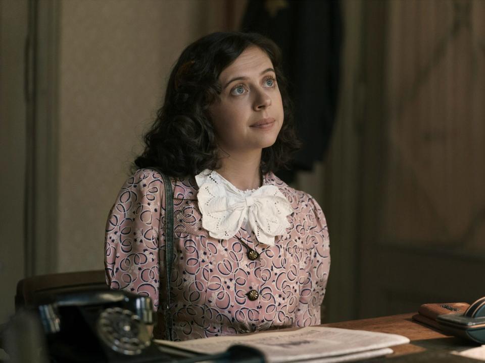 Bel Powley as Miep Gies in "A Small Light."
