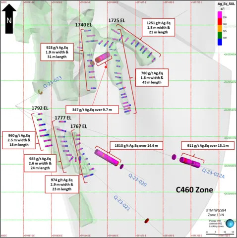 Figure 2: Plan View C460 Zone 1792 EL and Below (Photo: Business Wire)