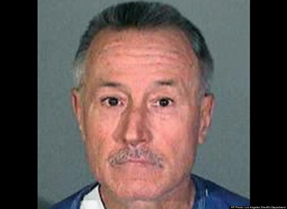 This undated police booking photo released by the Los Angeles Sheriff's Department shows former Los Angeles teacher Mark Berndt, 61, who was arrested for felony molestation of 23 kids after photos surfaced. Berndt been charged with committing lewd acts with 23 boys and girls ages 7 to 10. Berndt pleaded not guilty on Feb. 21. AP Photo/ Los Angeles Sheriff's Department)