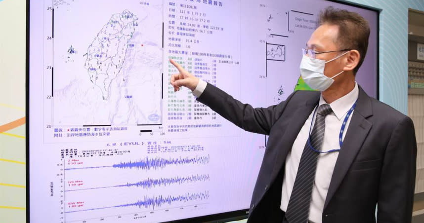 地震測報主任陳國昌表示，三天內都還有規模5以上的餘震，另外他也回應嘉南平原恐是下個大地震地點一事。（圖／報系資料照）