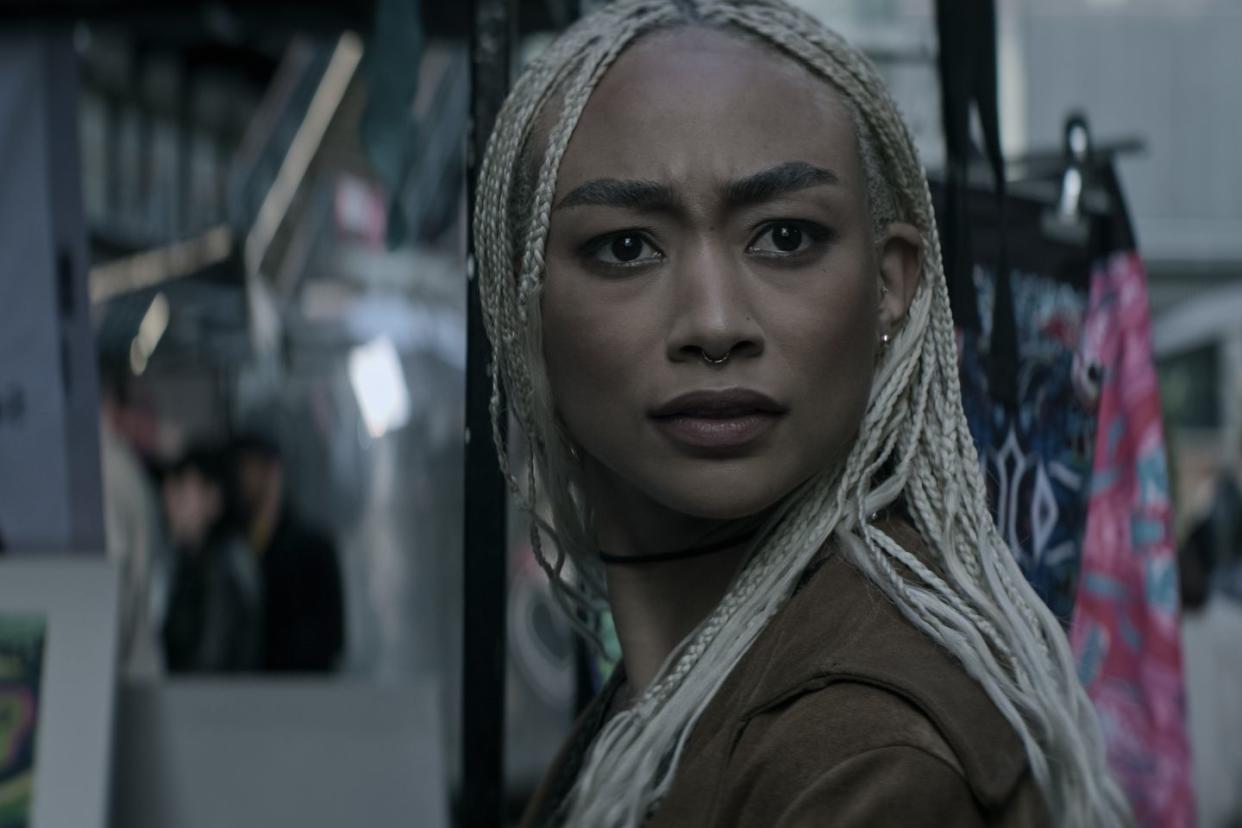 you tati gabrielle as marienne in episode 401 of you cr courtesy of netflix © 2022